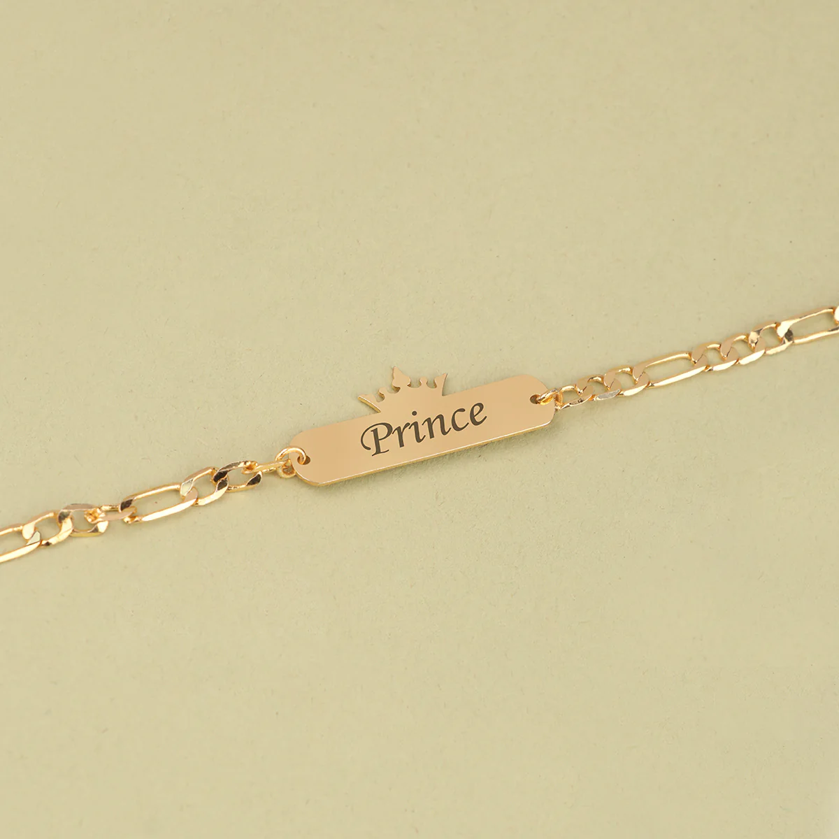 Personalized Metal Crown Rakhi With Name
